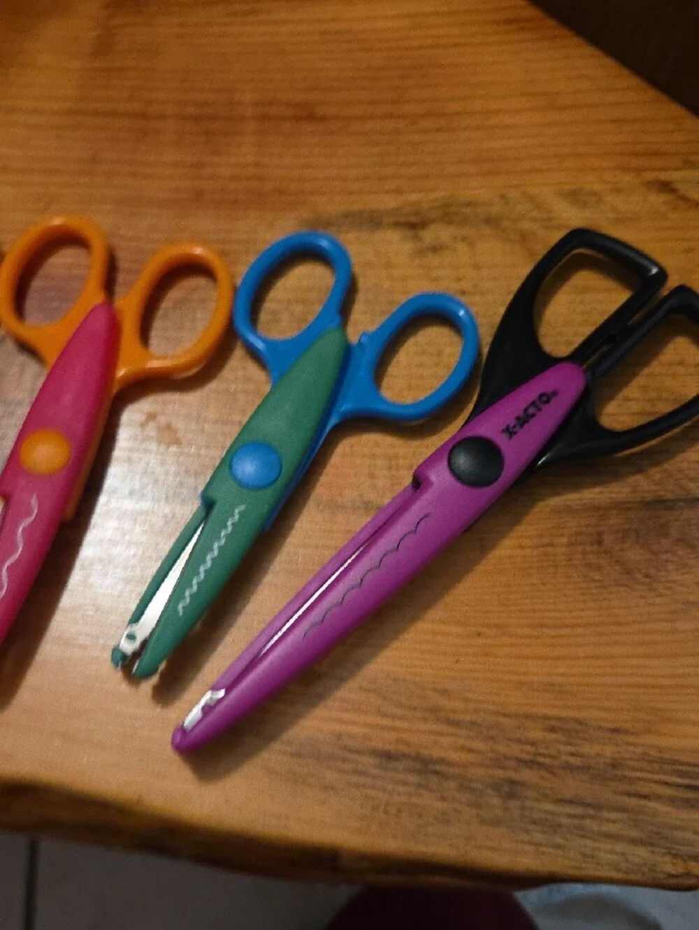 Kids Decorative Craft Scissors Set - Assorted Bright Colors Nwot
